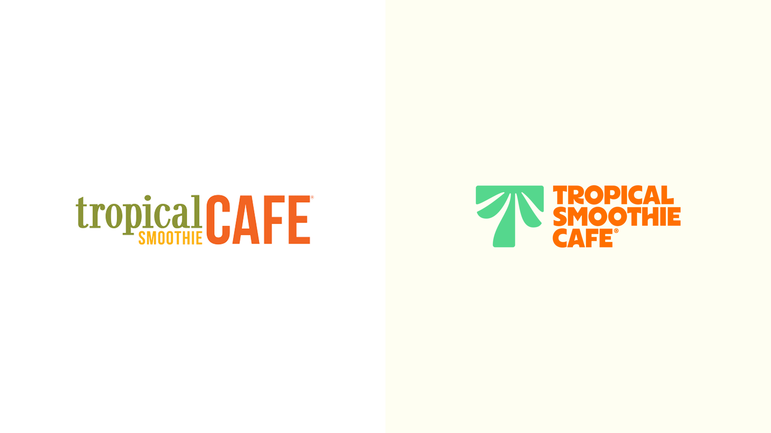 Tropical Smoothie换标：棕榈树T超级符号设计